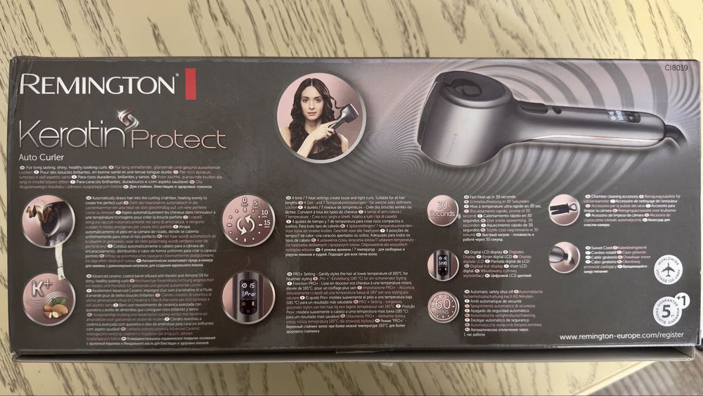 Автоматична маша за къдрици Remington CI8019