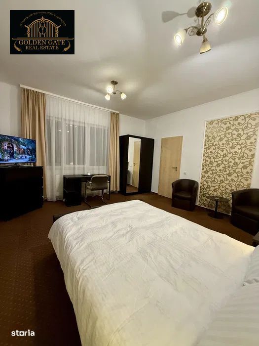 Garsoniera 40 mp, parter inalt + gradina & foisor – Coresi- Oferta