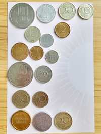 Papetarie set 17 monezi numismatica Eurociul London Lei Stotinchi

SET
