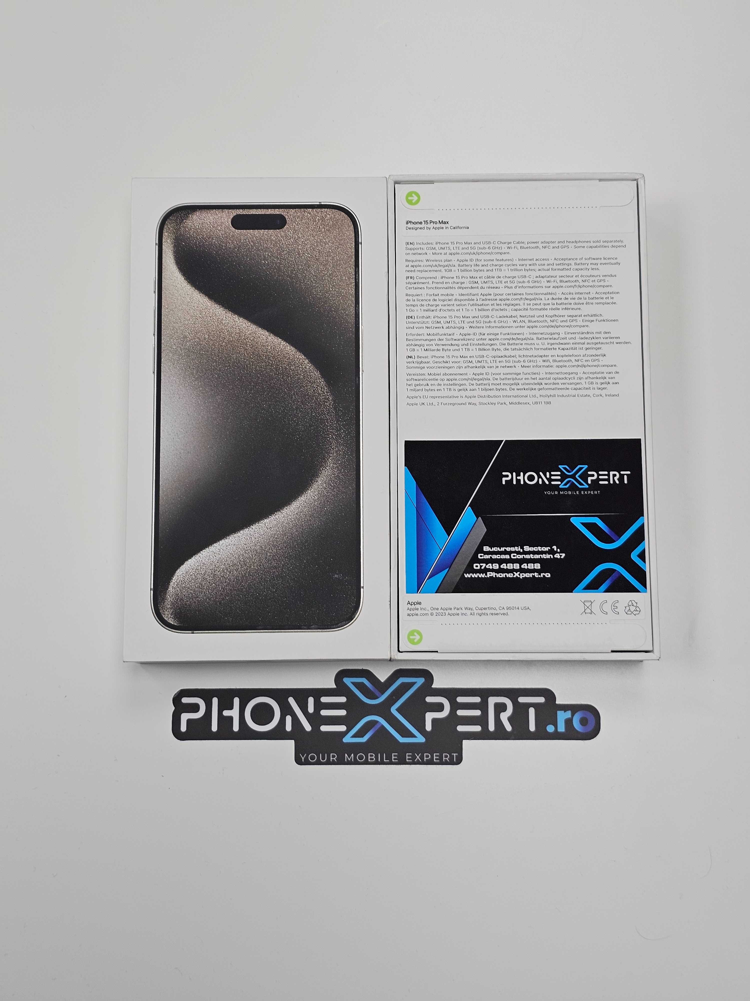 iPhone 15 Pro Max 256GB Natural Titanium id 500 Nou