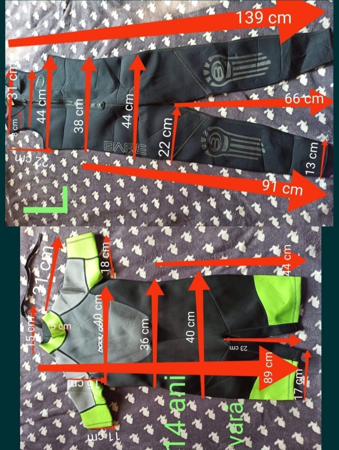 Costum neopren surf scuba diving inot scufundari kite ski 14 ani vara