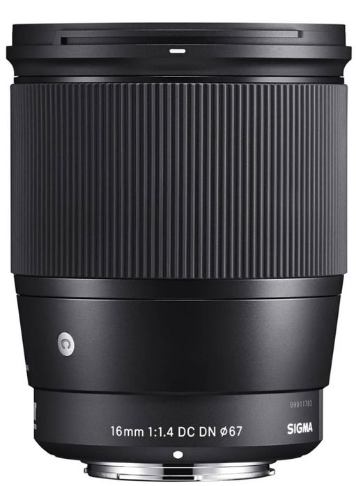 Obiectiv sigma 16mm F1.4 DC DN pentru x mount