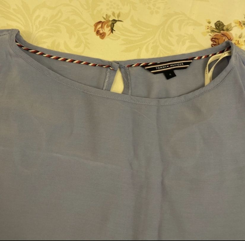 Bluza Tommy Hilfiger viscoza nepurtata