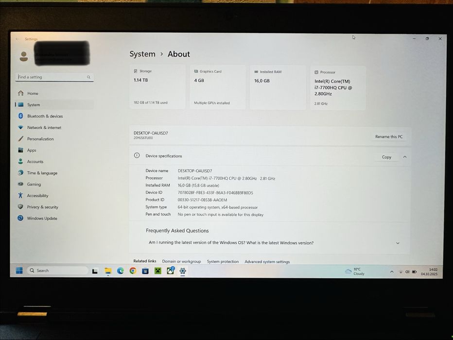 Lenovo ThinkPad P51 + docking station