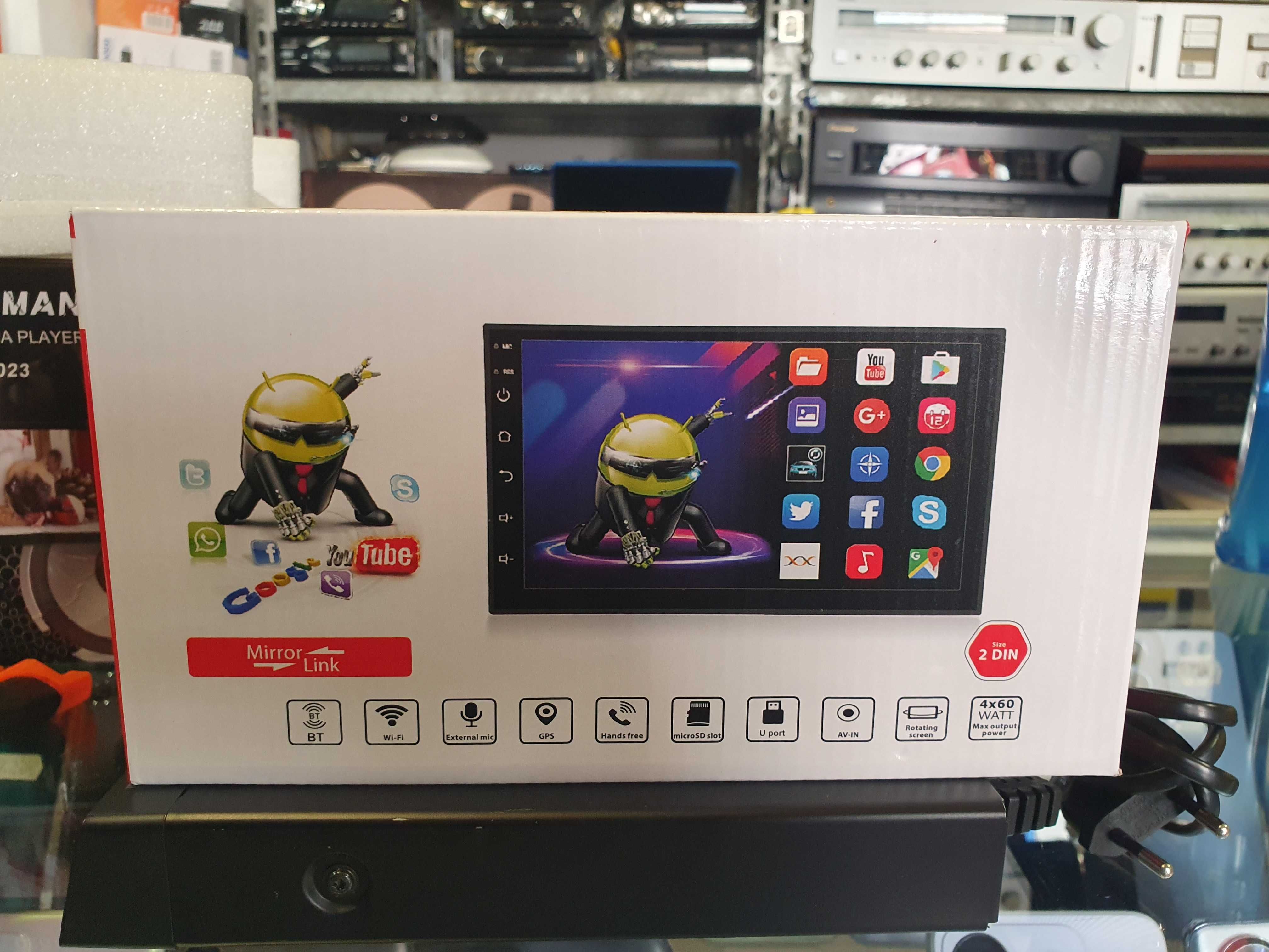 НОВА! Мултимедия с навигация 2DIN с Android 13.1 RAM 32GB