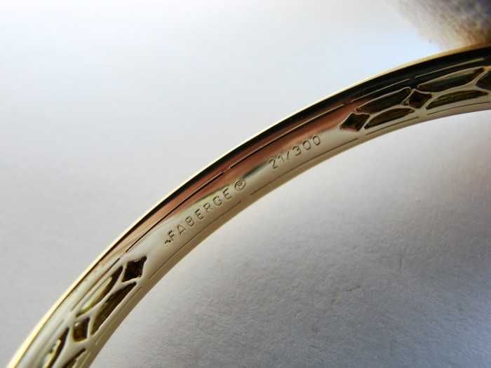 Fabergé Bratara Aur 18K Email Diamant Victor Mayer