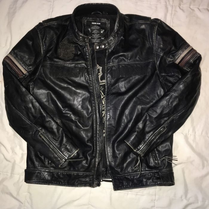 Harley Davidson geaca piele vintage, marime Xl