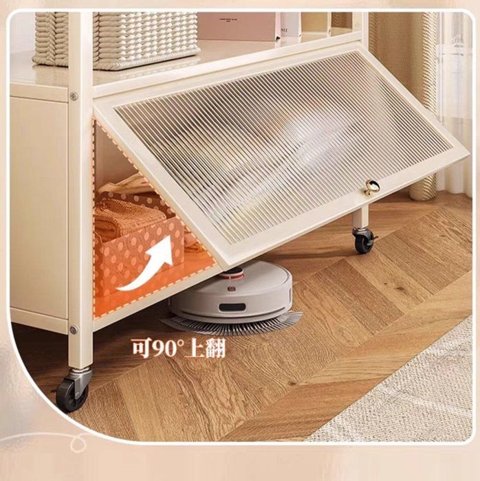 Гардеробная вешалка со шкафом железная