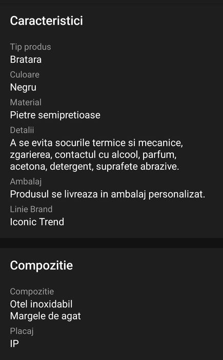 Bratara barbati Armani