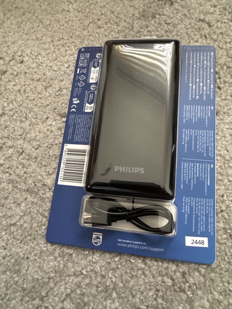 Baterie externă Philips 20 wați | 20.000 mAh