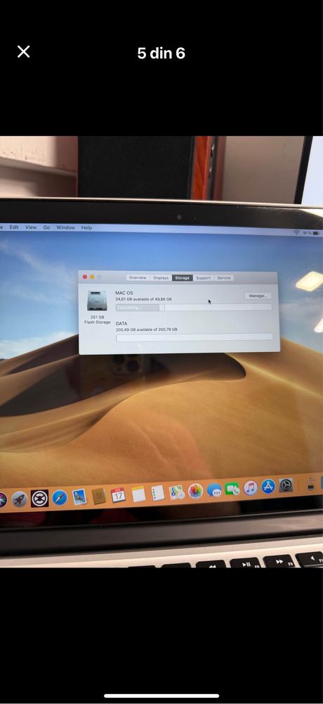 Macbook Pro 13 2014 i5 8gb 256gb