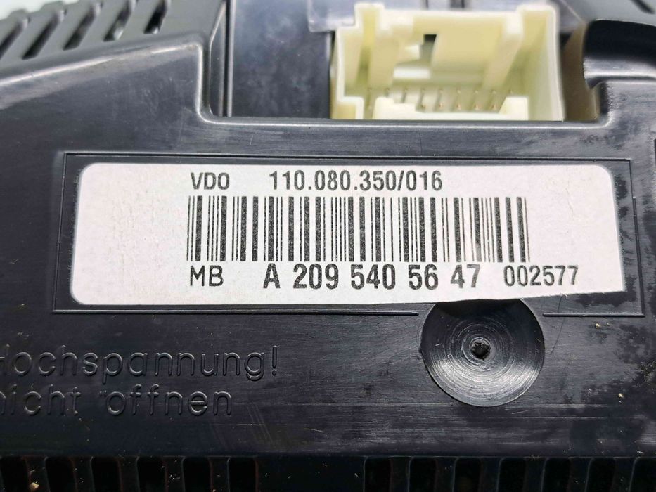 Ceas bord Mercedes Clasa CLK (C209) [Fabr 2002-2009] A2095405647