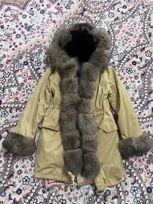 Парка с натуральным мехом