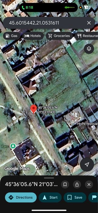 Teren intravilan Peciu Nou, 2477 mp, front stradal 31,31 ml