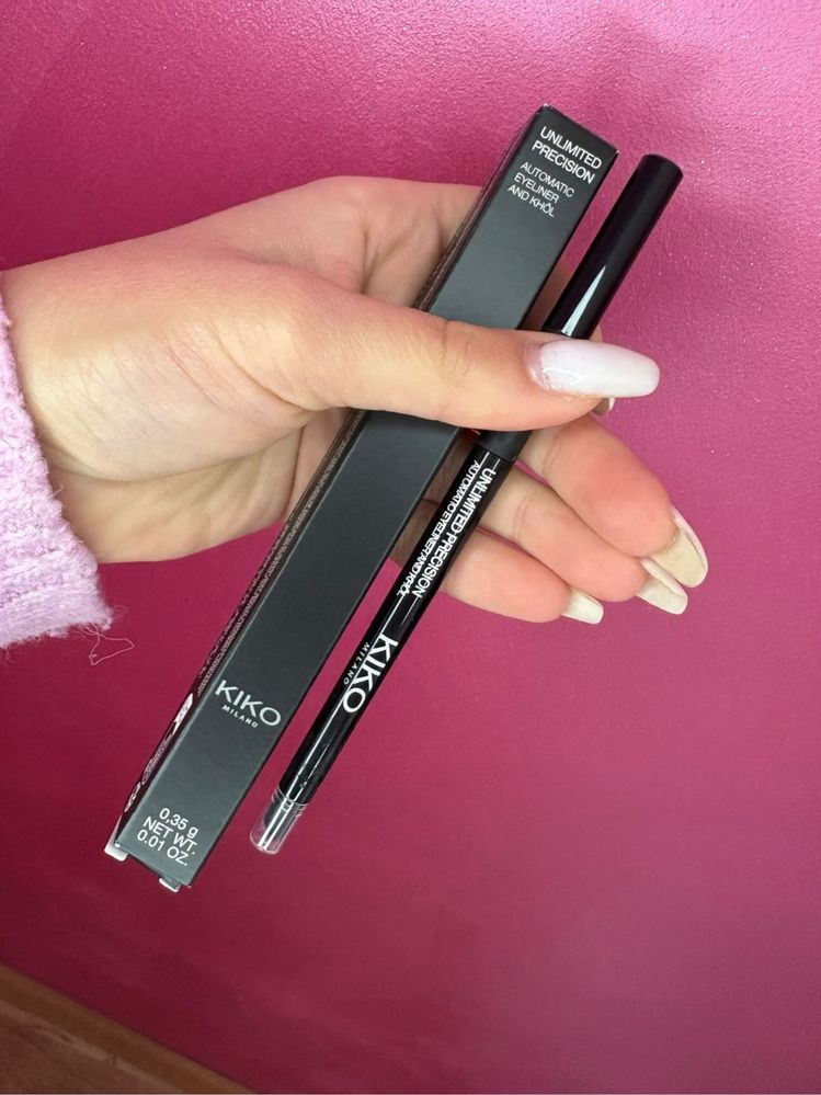 Козметика KIKO MILANO дълготрайна спирала, несесер, черен молив за очи