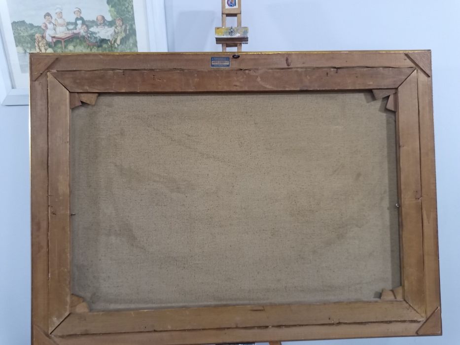 Картина маслени бои XIX век подписана