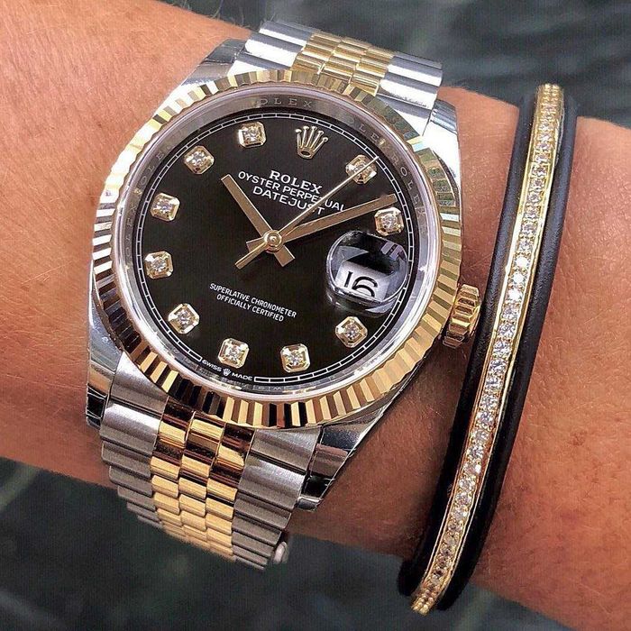 Дамски Rolex datejust 36mm двуцветен 2
