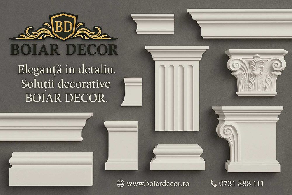 Profile Decorative Ancadramente Solbancuri Colțare Cornișe Polistiren