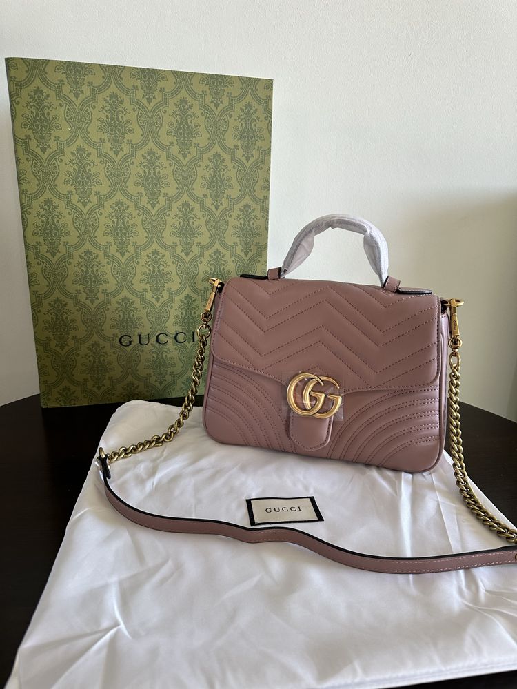 Geanta Gucci 26cm Marmont Piele naturala Full Box