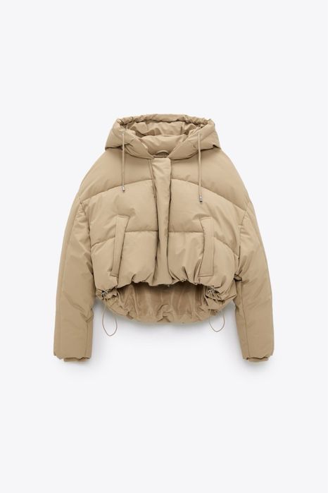 Zara зимно бежово яке