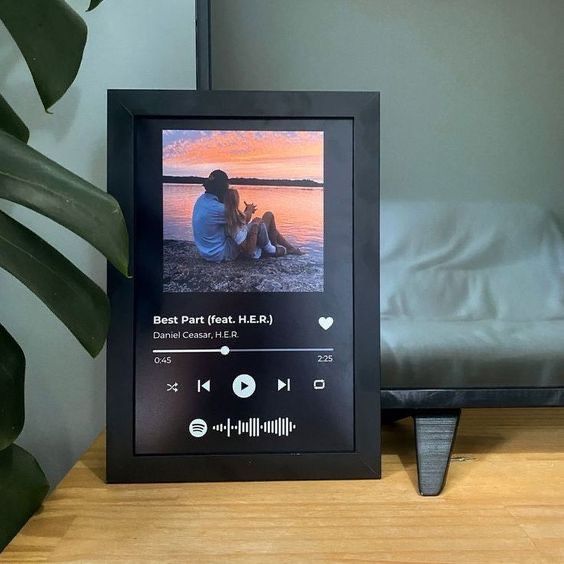Spotify рамка с любима песен