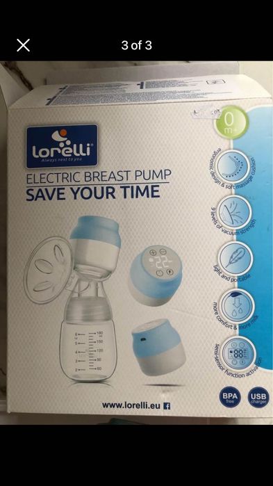 Електрическа помпа за кърма Lorelli LED дисплей, 2 режима на работа