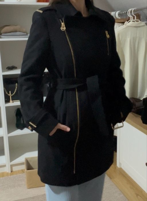 Palton negru michael kors