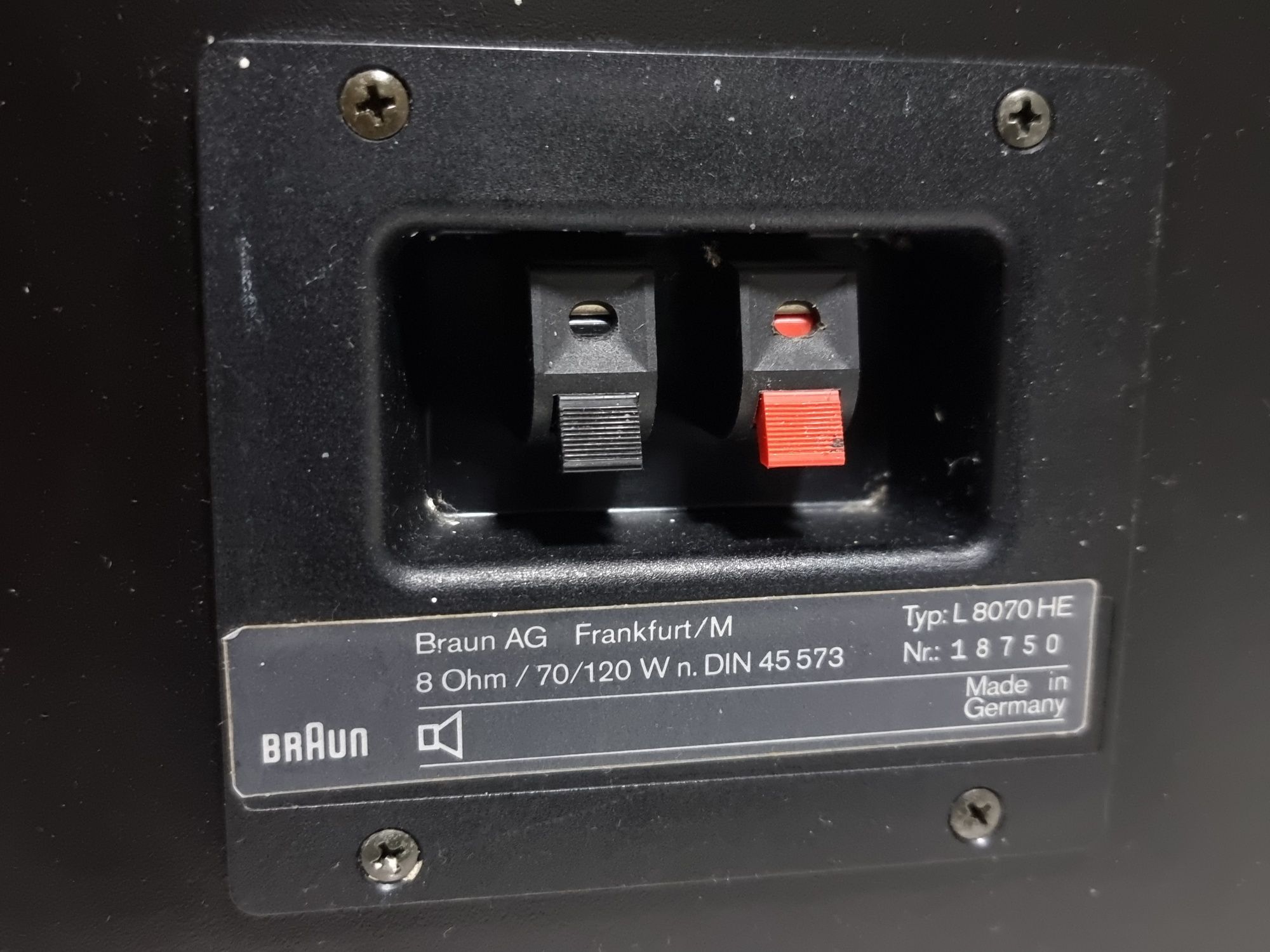 Тонколони Braun L8070HE