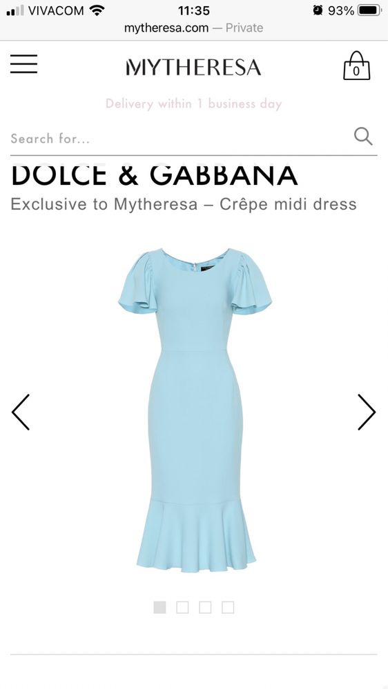 Dolce & Gabbana D&G  Exclusive оригинална рокля