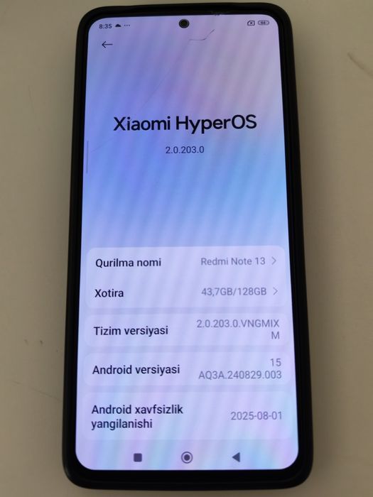 Redmi not 13 sotiladi