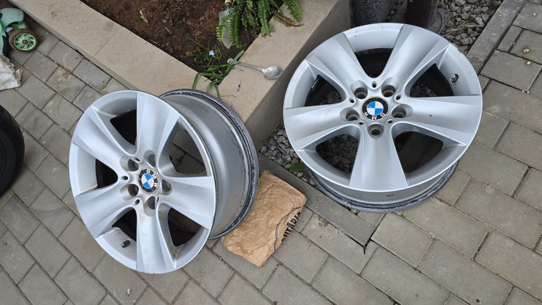 Set jante 5x120 17 originale bmw F10,cu  senzori de presiune