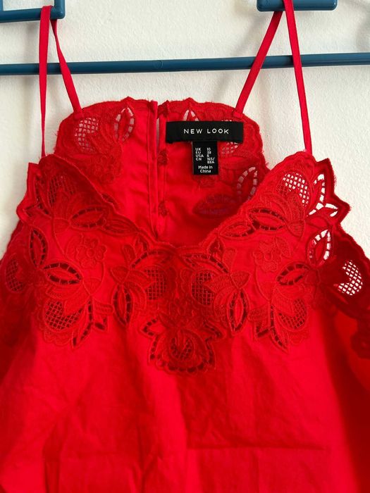 Top rosu vara NEW LOOK