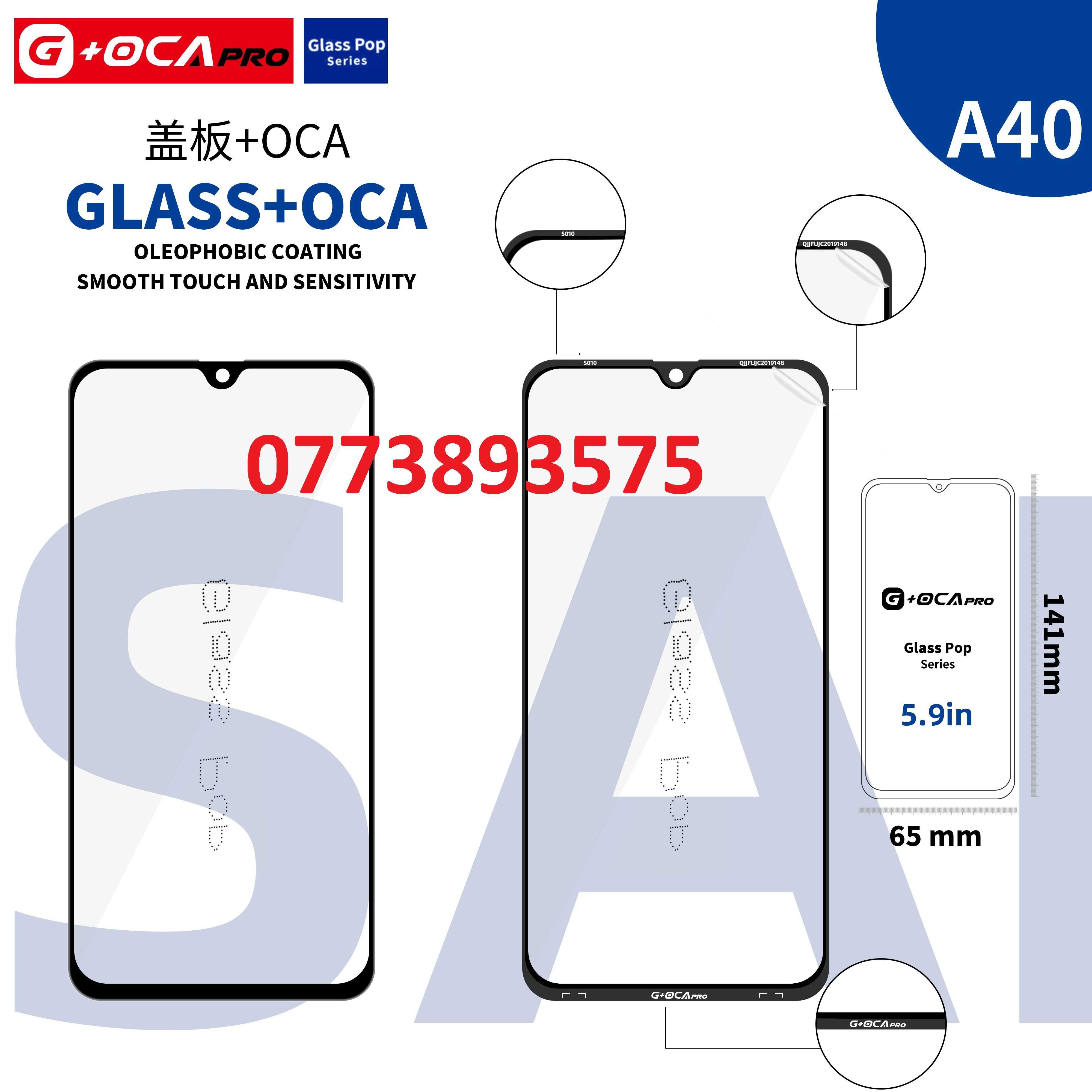 Geam sticla ecran oca Samsung A72 A71 A70 A53 A54 S8 S9 S10 S20 PLUS