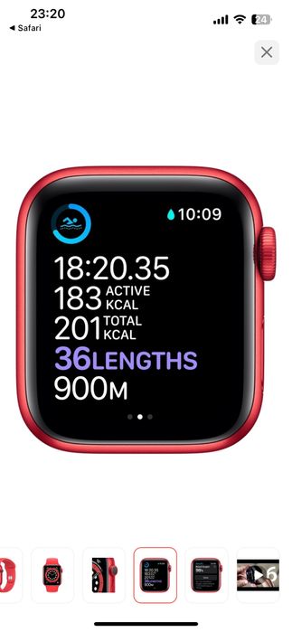 Apple Watch series 6 red