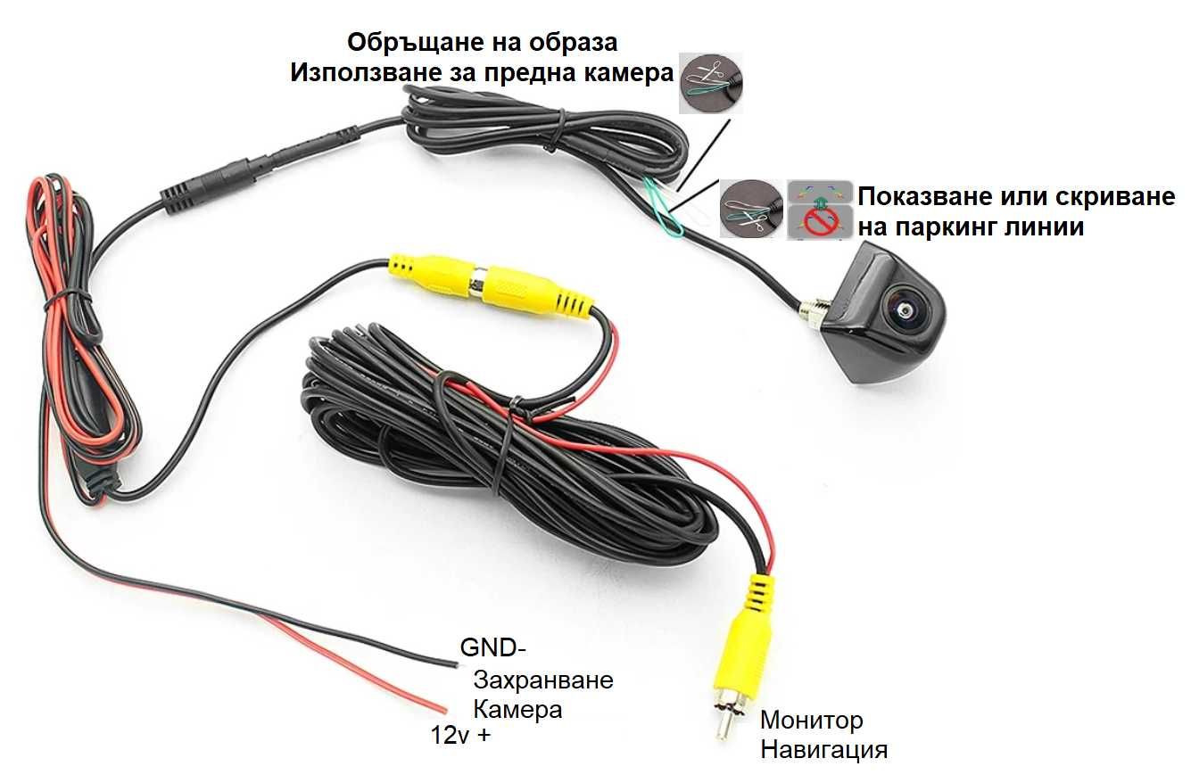 Камера за предно задно виждане VW AUDI BMW Mercedes Ford Toyota Nissan