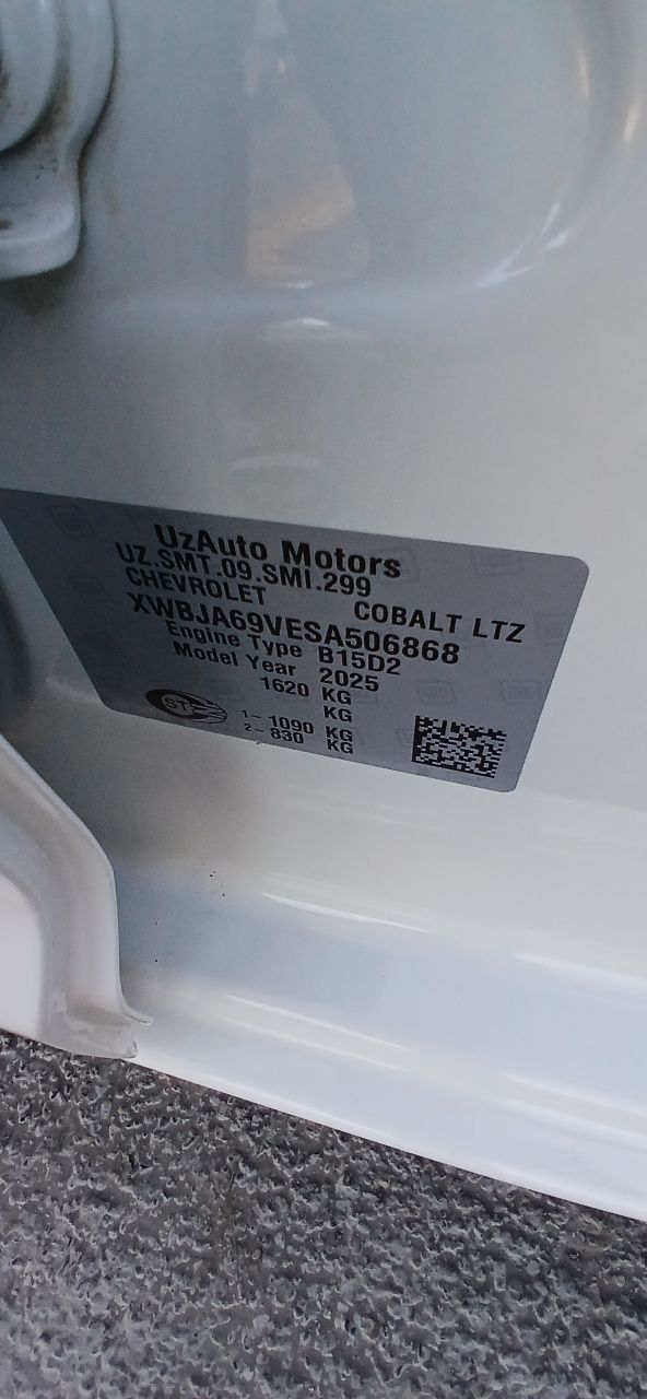Cobalt 2025 ga 24 propan 12550$ sal kelish tirip berman