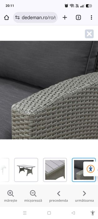 Set gradina/terasa ratan