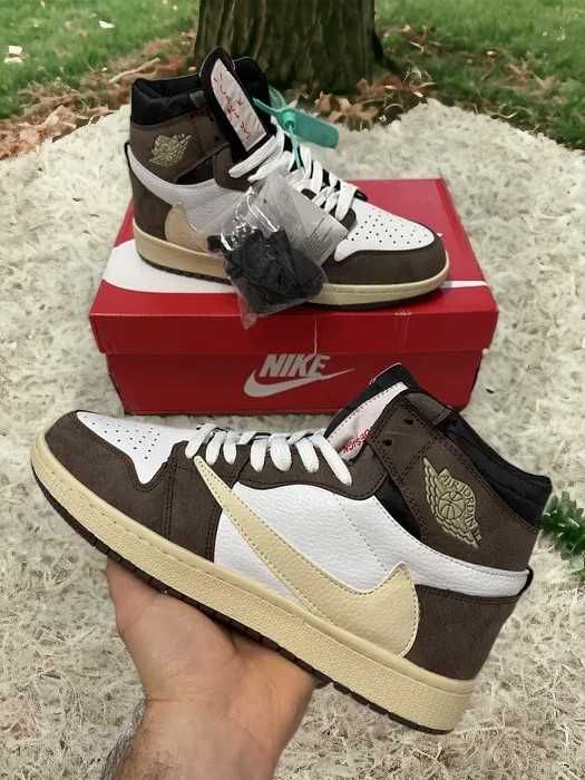 Nike Jordan 1 Travis Mocha / Adidasi Premium 2024