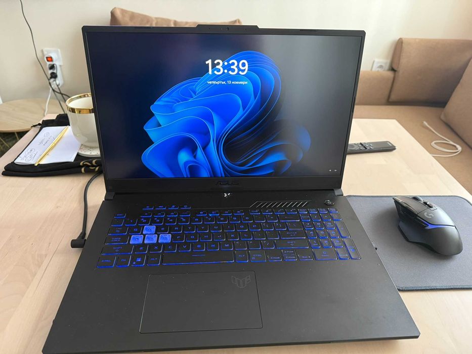 Геймърски лаптоп Asus Tuf Gaming A17 2022 RTX 3070 Ryzen 7 6800H