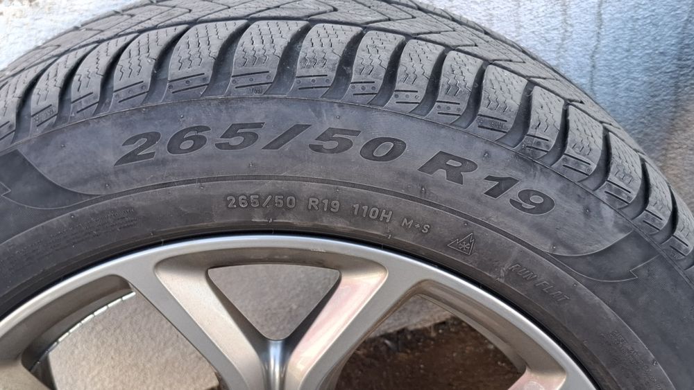 Лети джанти с зимни гуми от БМВ Х5, 19ц.