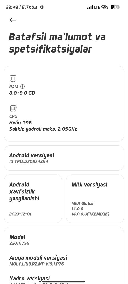 Redmi note 11s 16/128gb