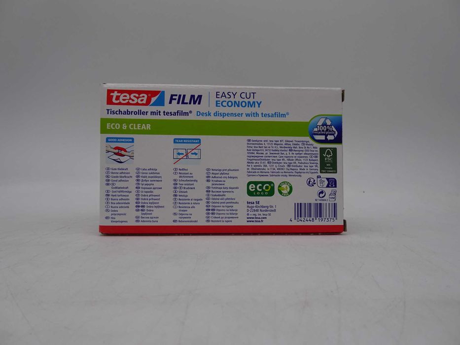 Dispenserul de bandă adezivă de birou tesa ® Easy Cut ecoLogo®