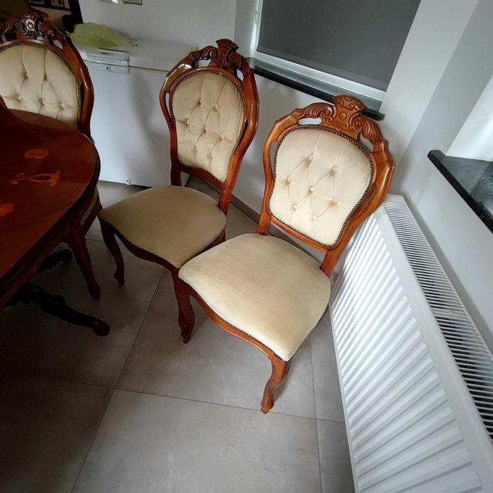 Masa si scaune englezesti, vintage