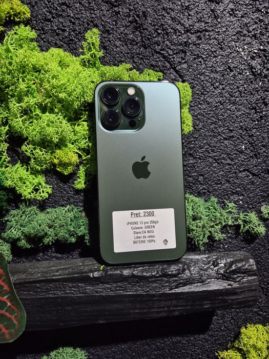 iPhone 13 Pro 256gb Green Neverlocked Bat 100%/Fact+Garantie