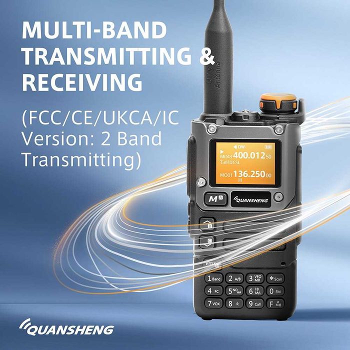 Радиостанция QUANSHENG UV-K5 (8) 5W 50-600MHz подобрен дизайн Промо