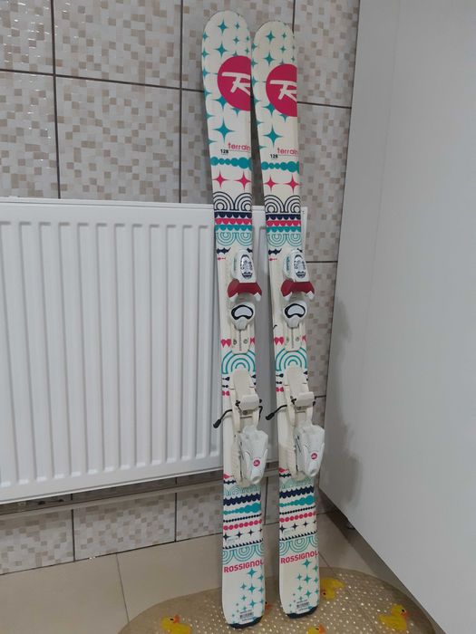 Schiuri copii Rossignol 128 cm pentru fete