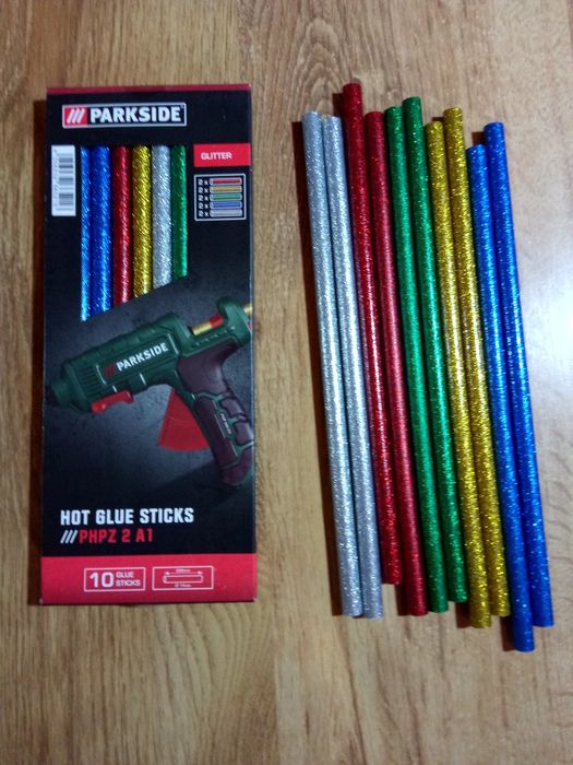 Batoane de silicon cu sclipici 11 mm x 28 cm, nou !