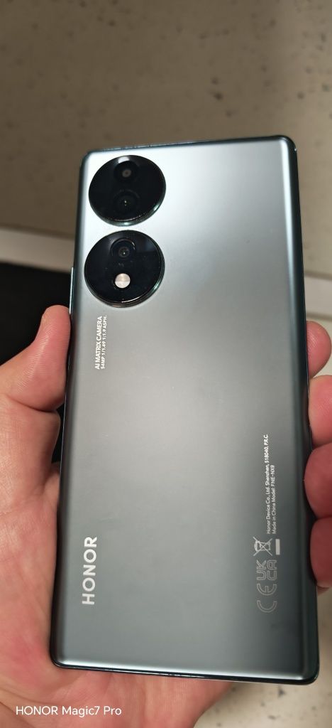 Смартфон Honor 70, Dual SIM, 8GB RAM, 256GB, 5G, Emerald Green