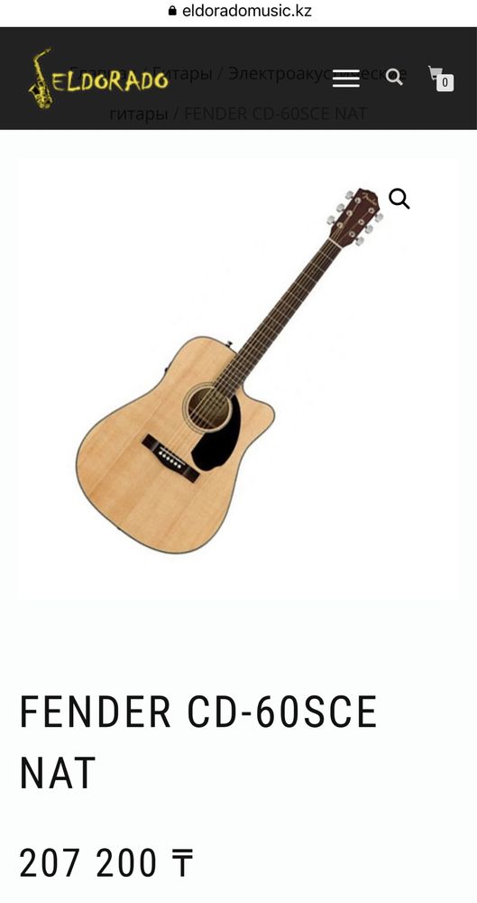 Fender CD-60Sce(Nat)