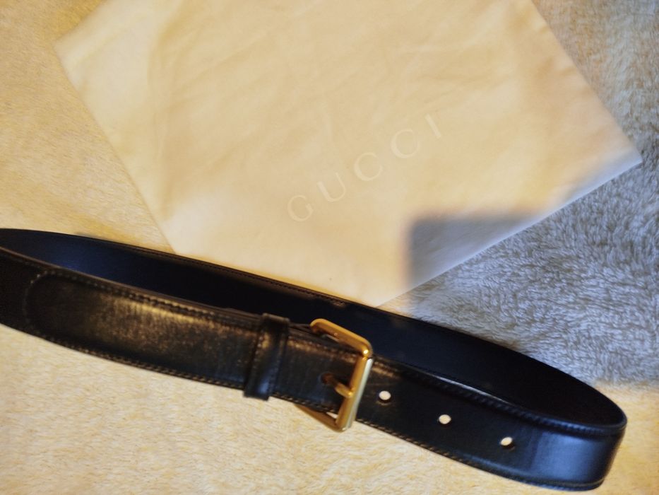 Колан Гучи от естествена кожа